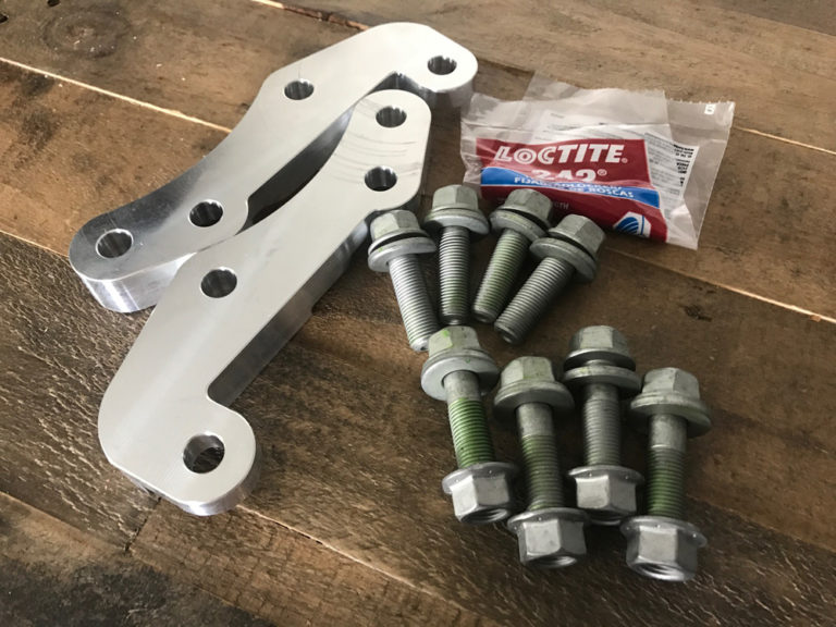 Lexus GSF RCF Rear Brembo caliper mounting bracket kit 350phi